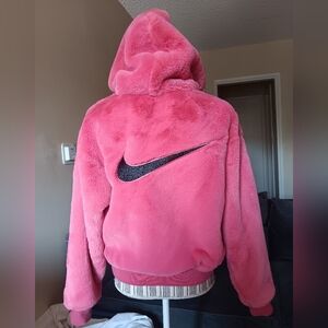 Nike Cozy Pink Fleece Hoodie